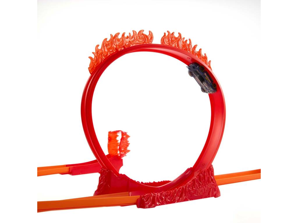 Hot Wheels Track Builder Acrobazie di fuoco Mattel HMC04