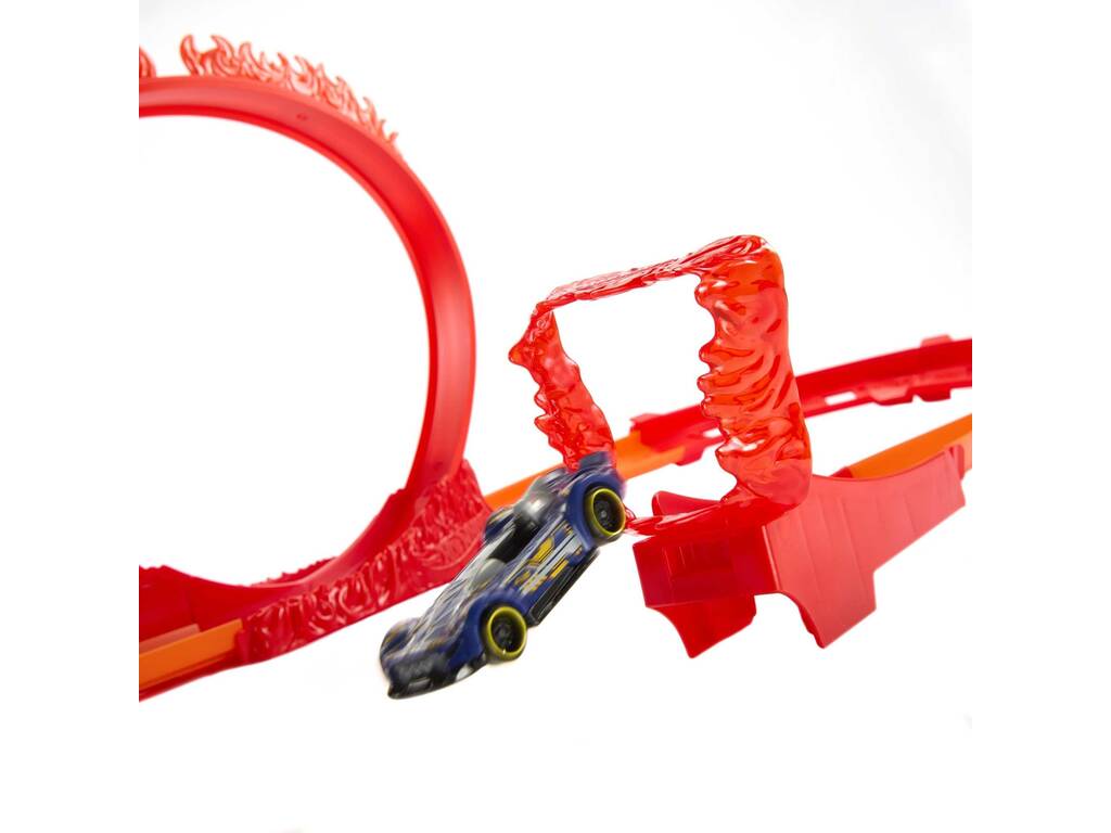 Hot Wheels Track Builder Acrobazie di fuoco Mattel HMC04