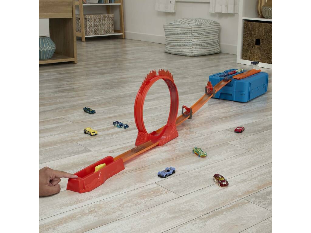 Hot Wheels Track Builder Acrobazie di fuoco Mattel HMC04