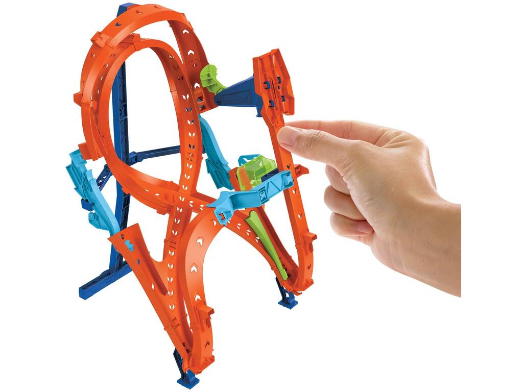 Hot Wheels Action Salto verticale in forma di 8 Mattel HMB15