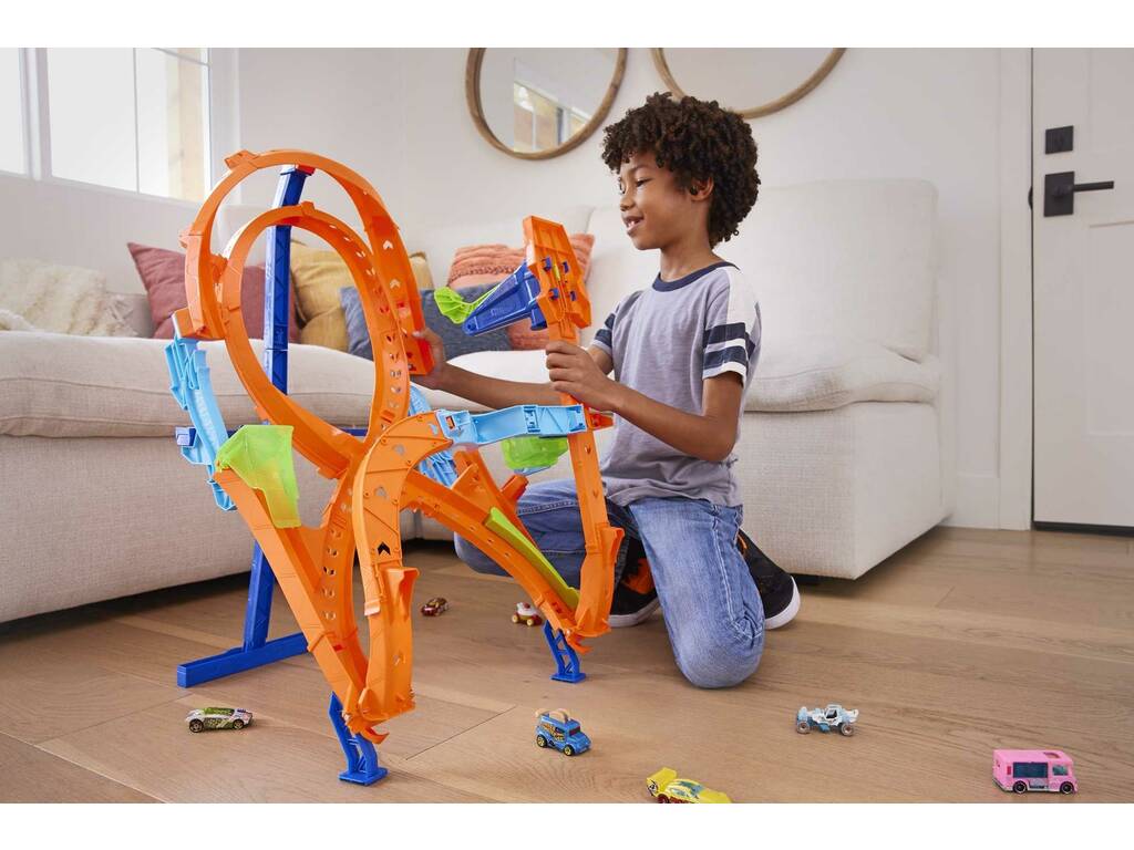 Hot Wheels Action Salto verticale in forma di 8 Mattel HMB15