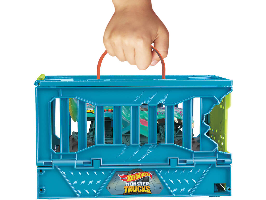 Hot Wheels Monster Trucks Mega Wrex com Gaiola Mattel HNC29