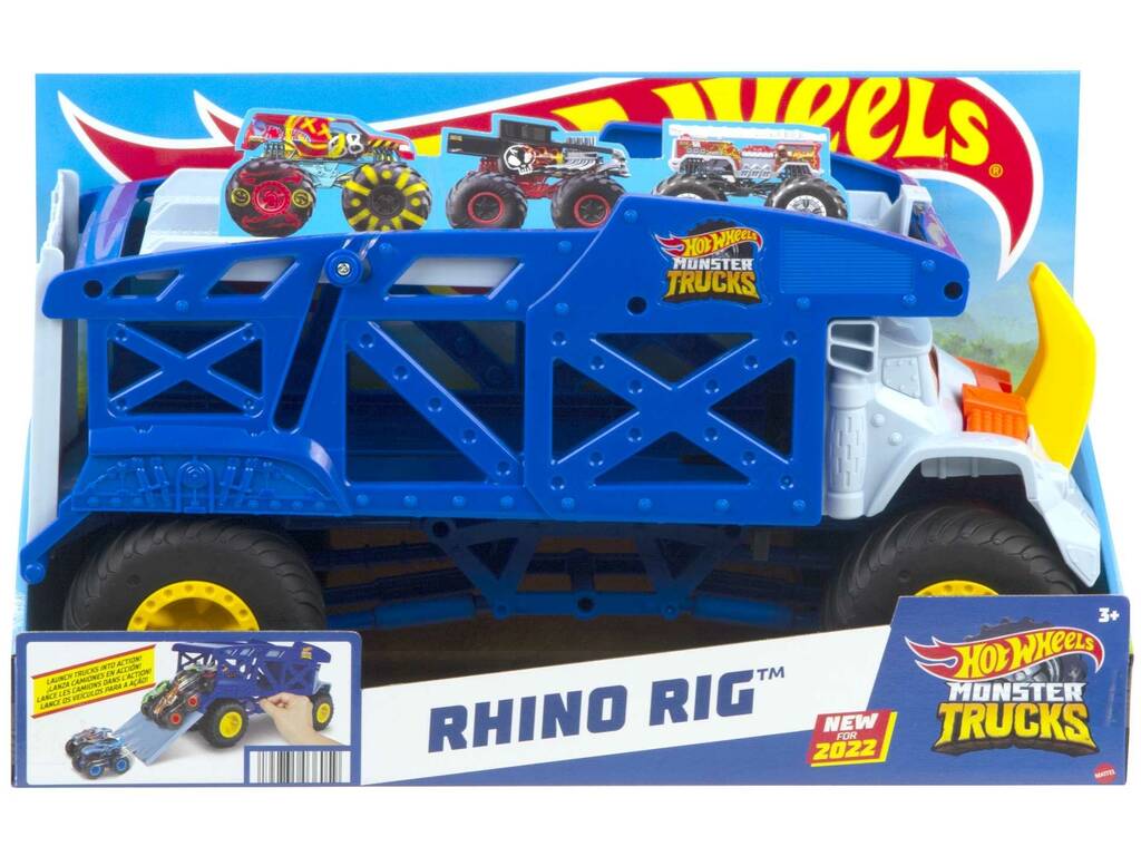 Hot Wheels Monster Trucks Camion Rhino Mattel HFB13