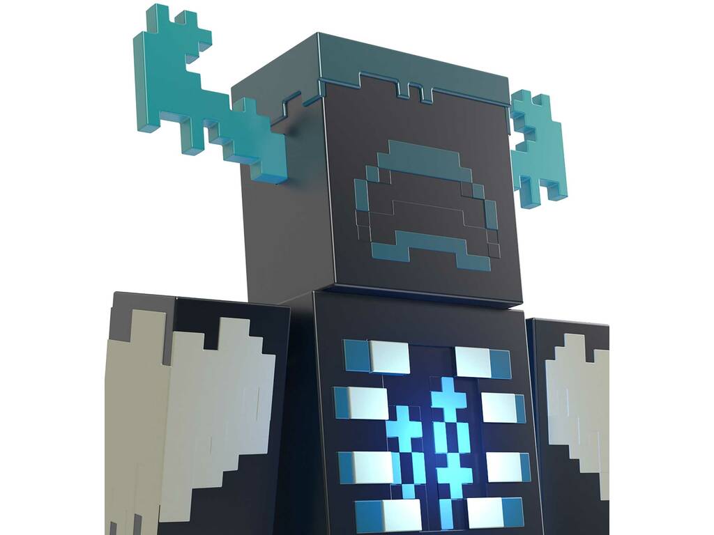 Figurine Minecraft Warden avec lumières et sons Mattel HHK89