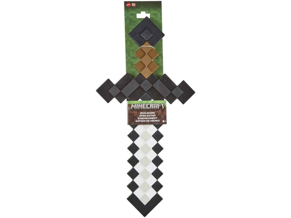 Minecraft Spada di ferro Mattel HLP59