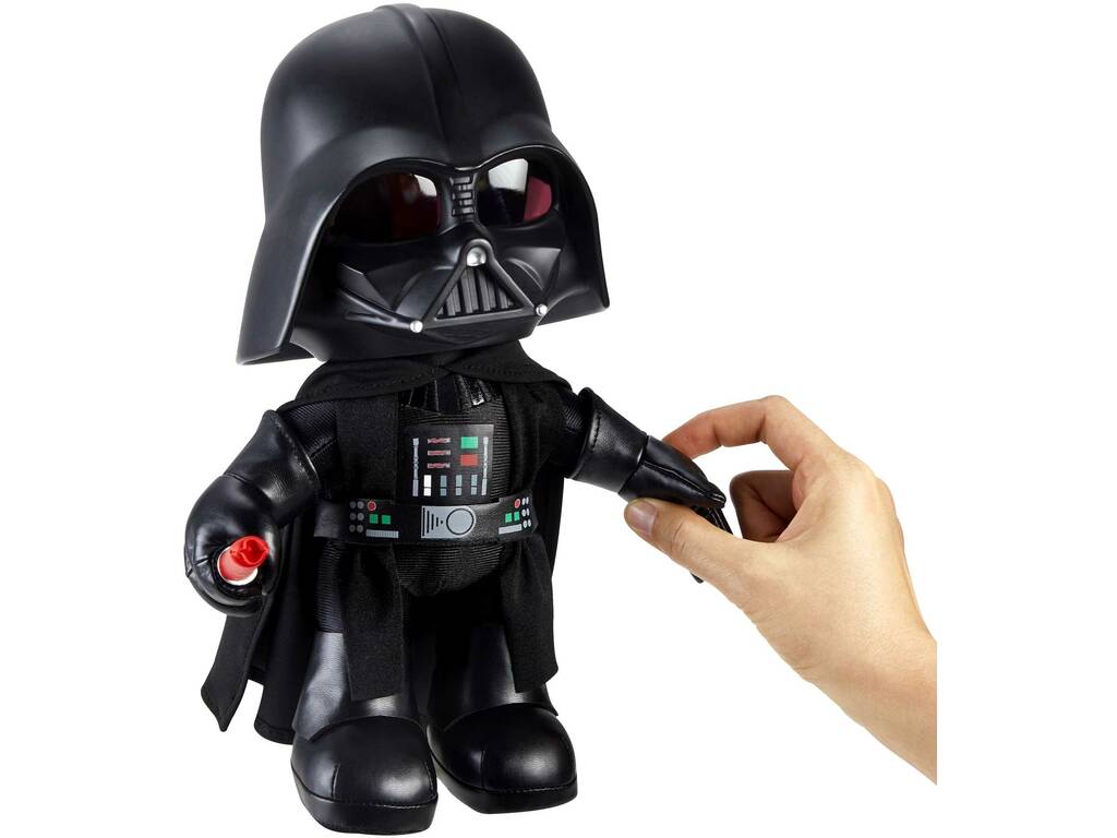 Star Wars Peluche Darth Vader con Distorsore di voce e luce Mattel HJW21