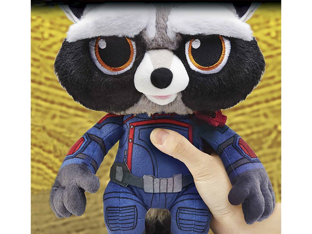 Marvel Guardiani della Galassia Peluche Rocket Mattel HPV36