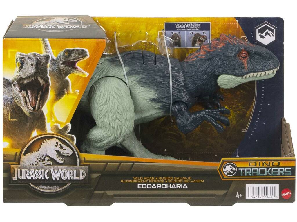 Jurassic World Ruggito selvaggio Eocarcharia Mattel HLP17