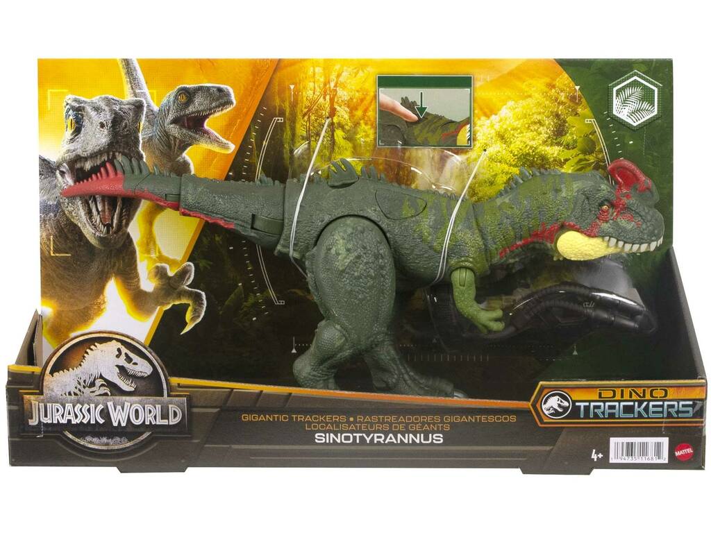 Jurassic World Tracciatori Giganti Synotyrannus Mattel HLP25