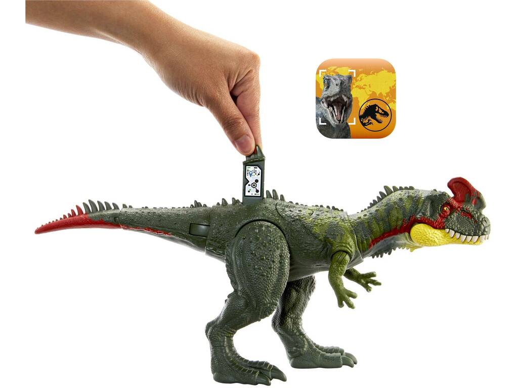 Jurassic World Tracciatori Giganti Synotyrannus Mattel HLP25