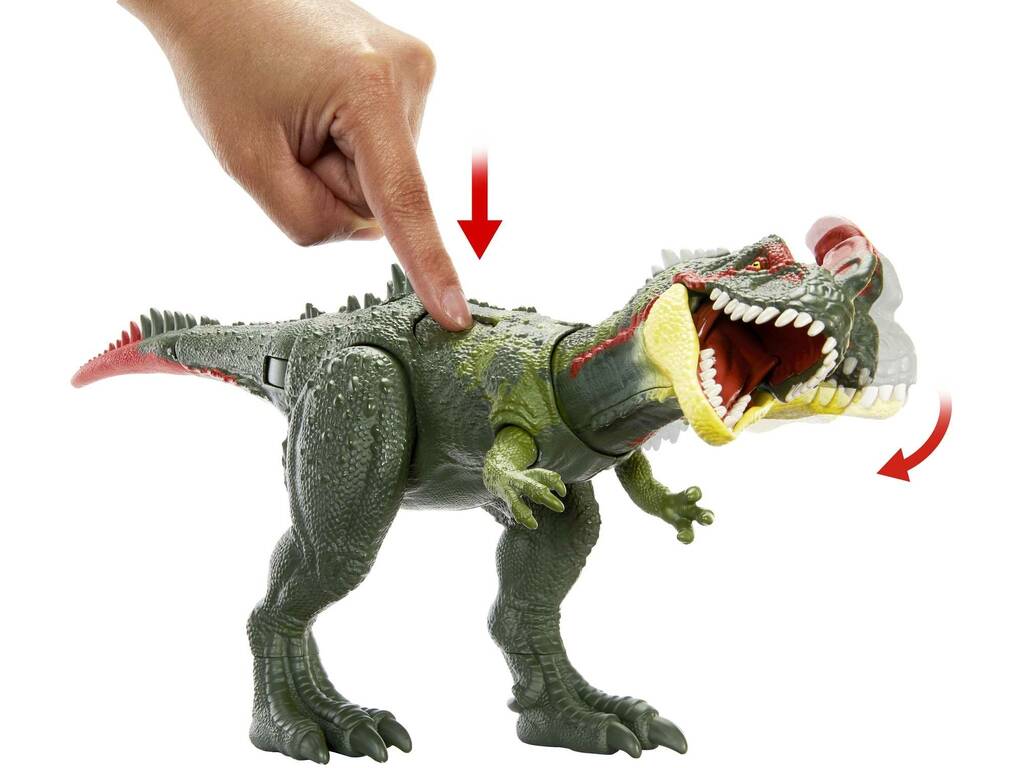 Jurassic World Tracciatori Giganti Synotyrannus Mattel HLP25