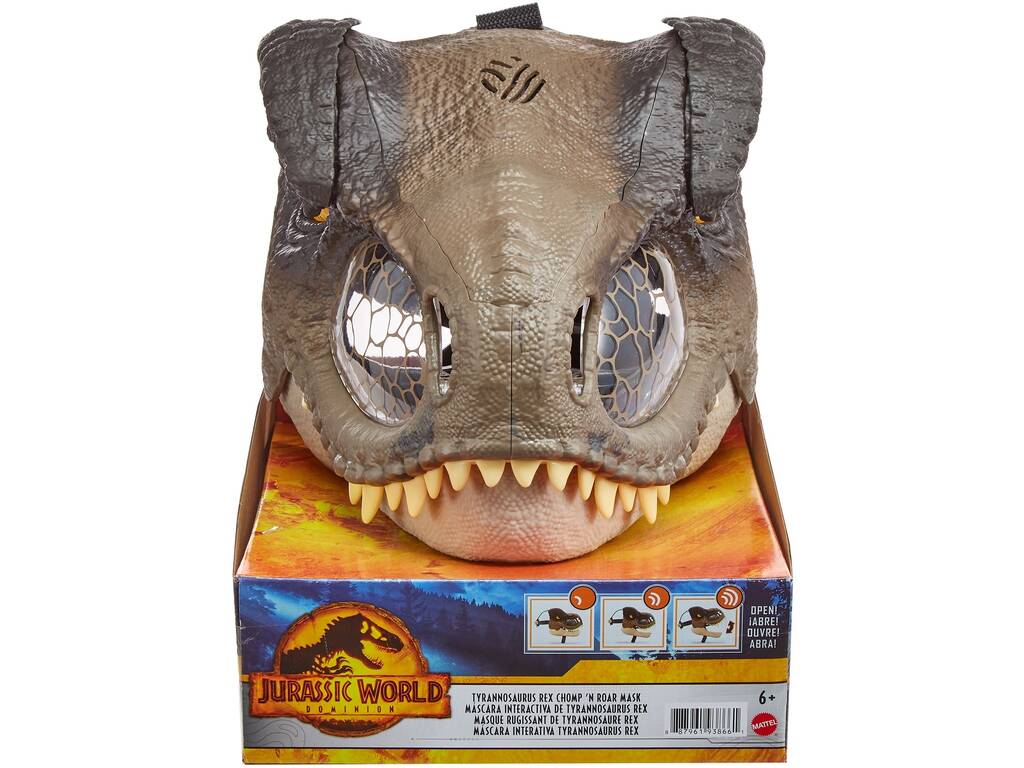 Jurassic World Dominion Dino-Masque de Tiranosaurus Rex Mattel GWD71 
