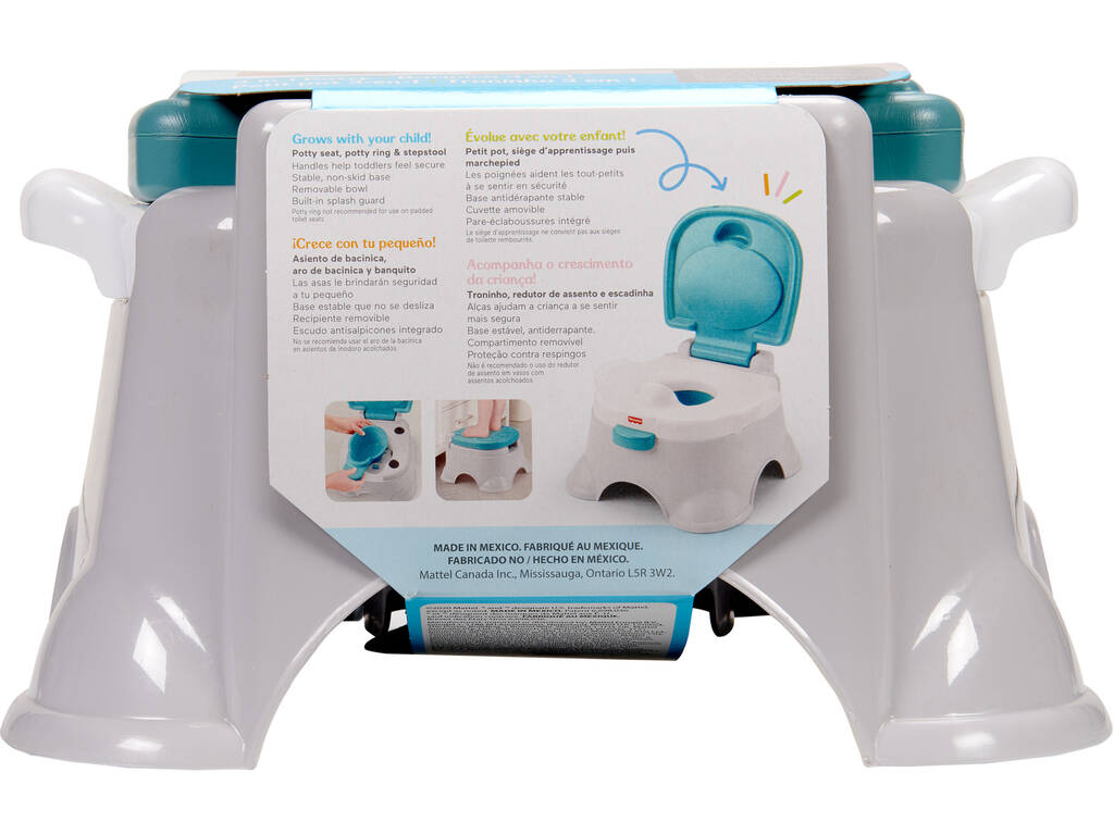 Fisher Price Vasino 3 in 1 Impara ad andare in bagno Mattel GYP61