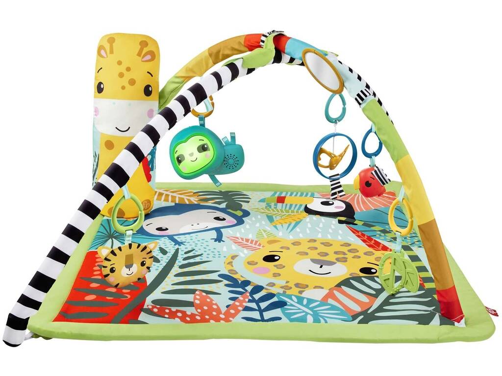 Fisher Price Palestrina sensoriale della giungla 3 in 1 Mattel HJW08