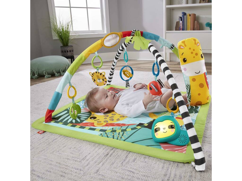 Fisher Price Palestrina sensoriale della giungla 3 in 1 Mattel HJW08