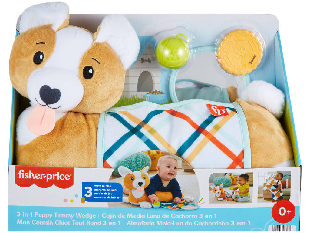 Fisher Price Cuscino per cuccioli 3 in 1 Mattel HJW10