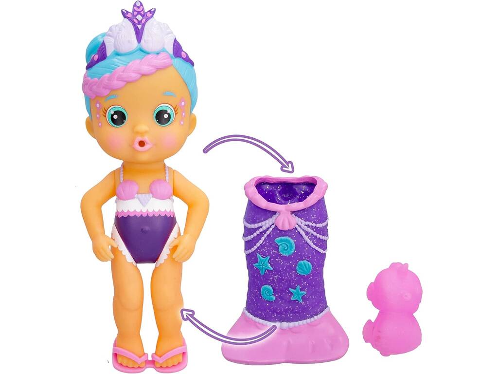Bloopies Mermaids Magic Tail Bambola Nelly IMC Toys 908741