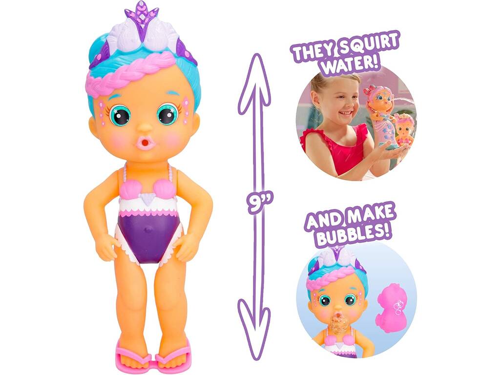 Bloopies Mermaids Magic Tail Bambola Nelly IMC Toys 908741