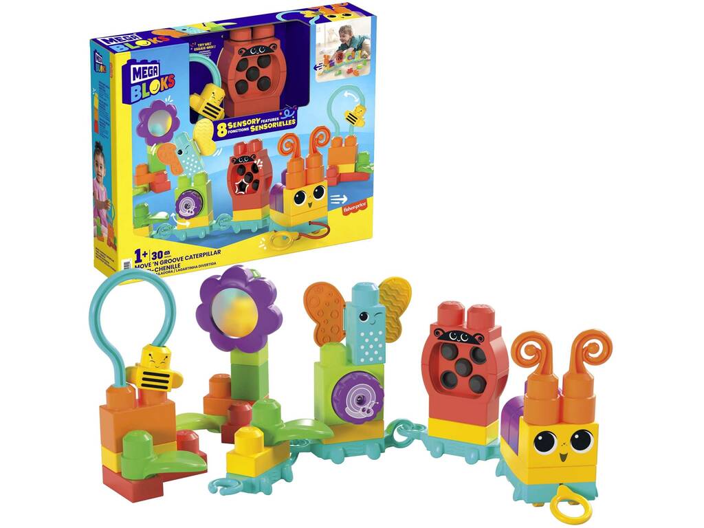 Mattel HKN44 Chenille dansante MegaBloks