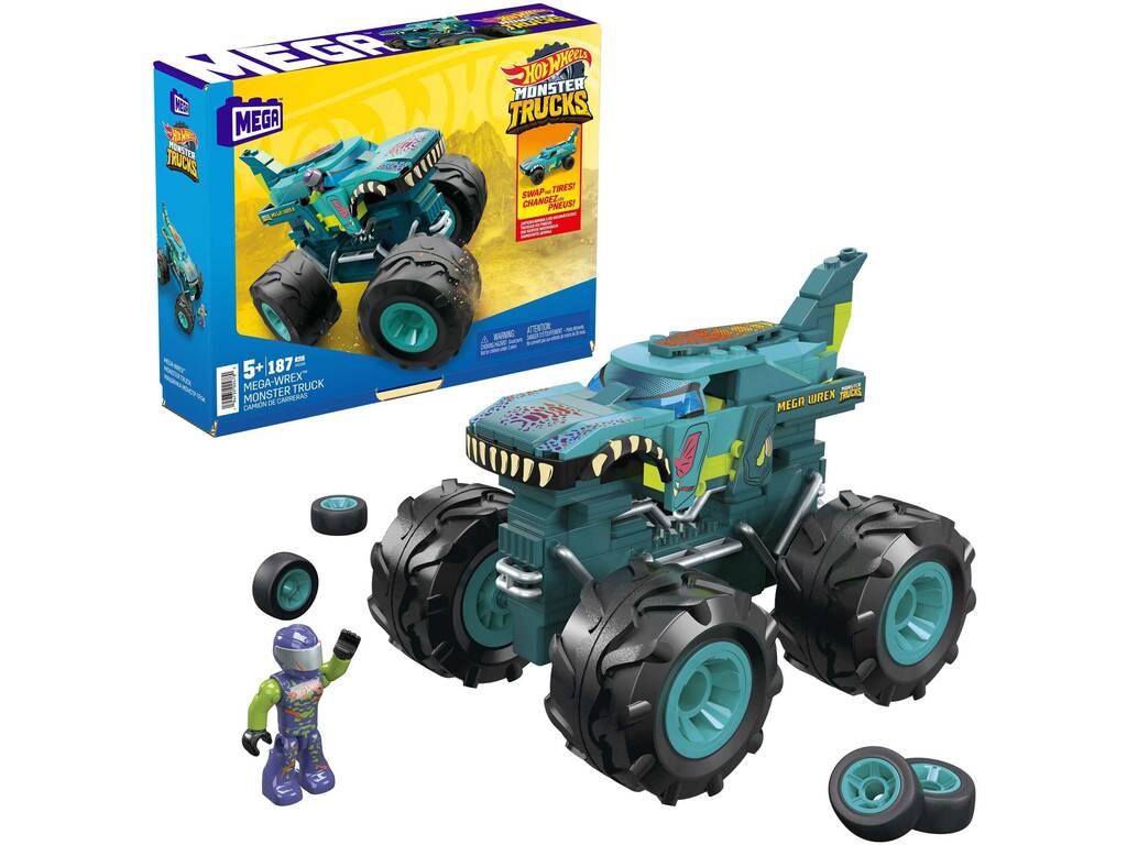 Hot Wheels Monster Trucks Mega Wrex MegaBloks HDJ95