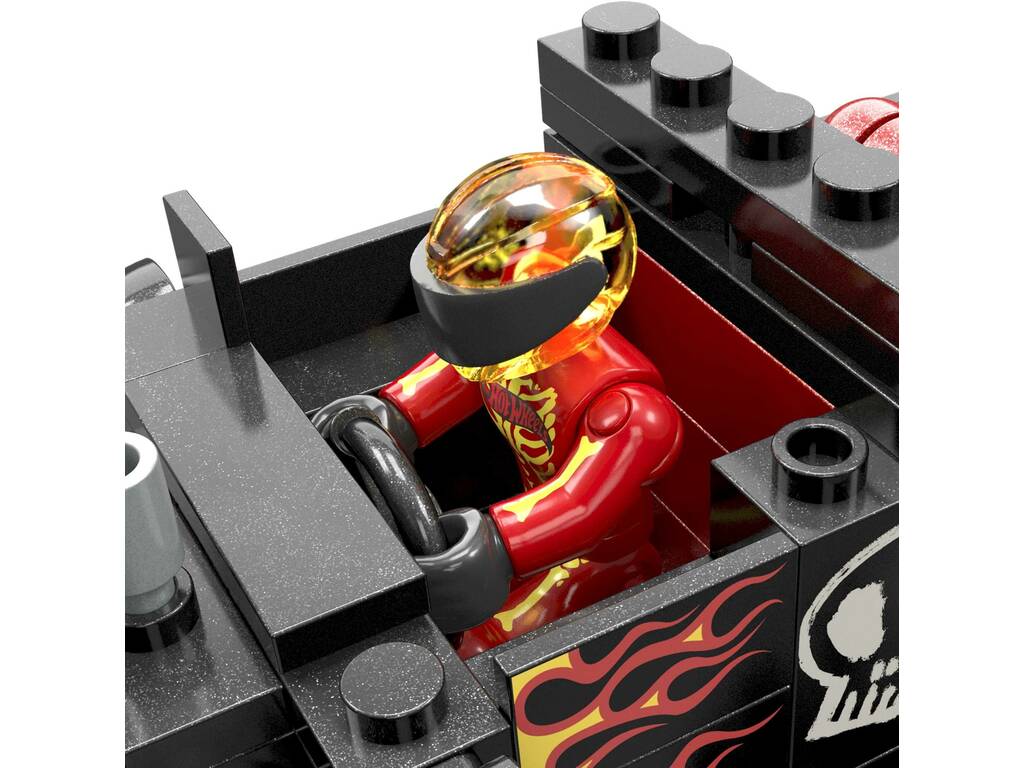 Mega Hot Wheels Monster Trucks Circuito de Choques de Bone Shaker Mattel HKF87