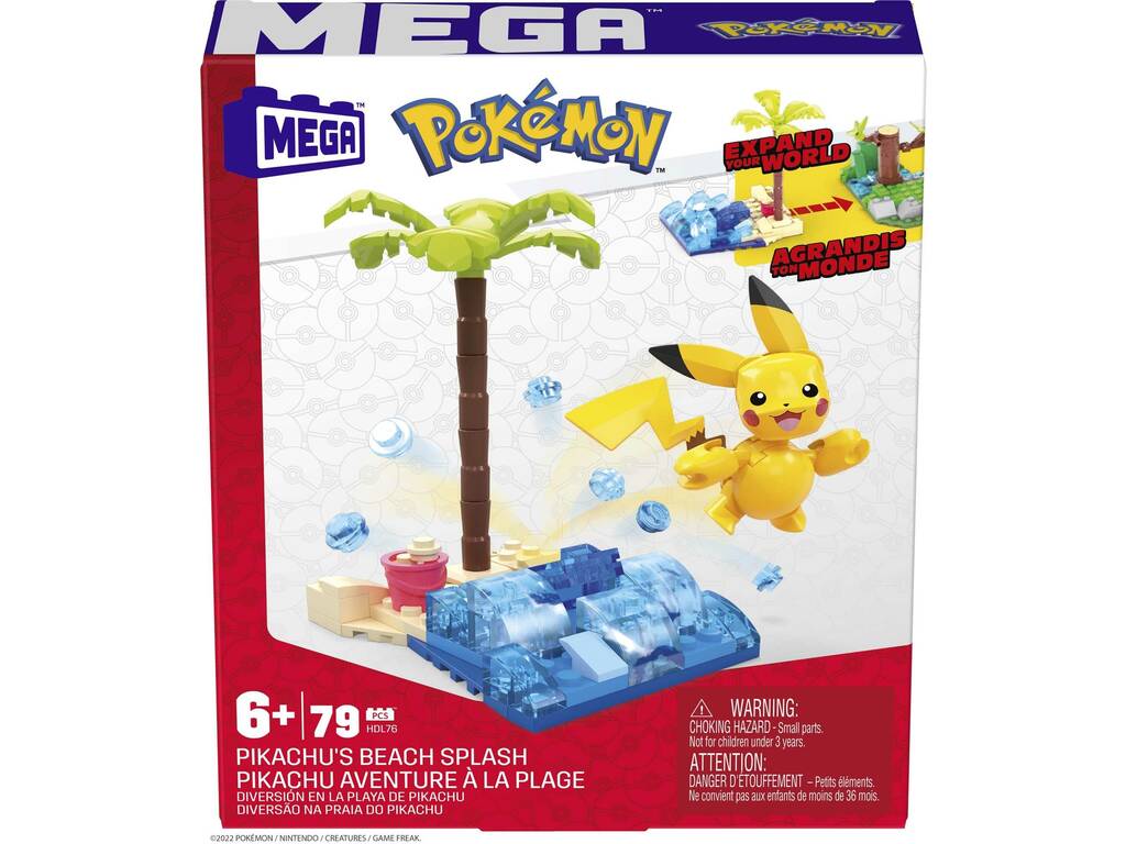 Pokémon Mega Pack Divertimento in spiaggia di Pikachu Mattel HDL76