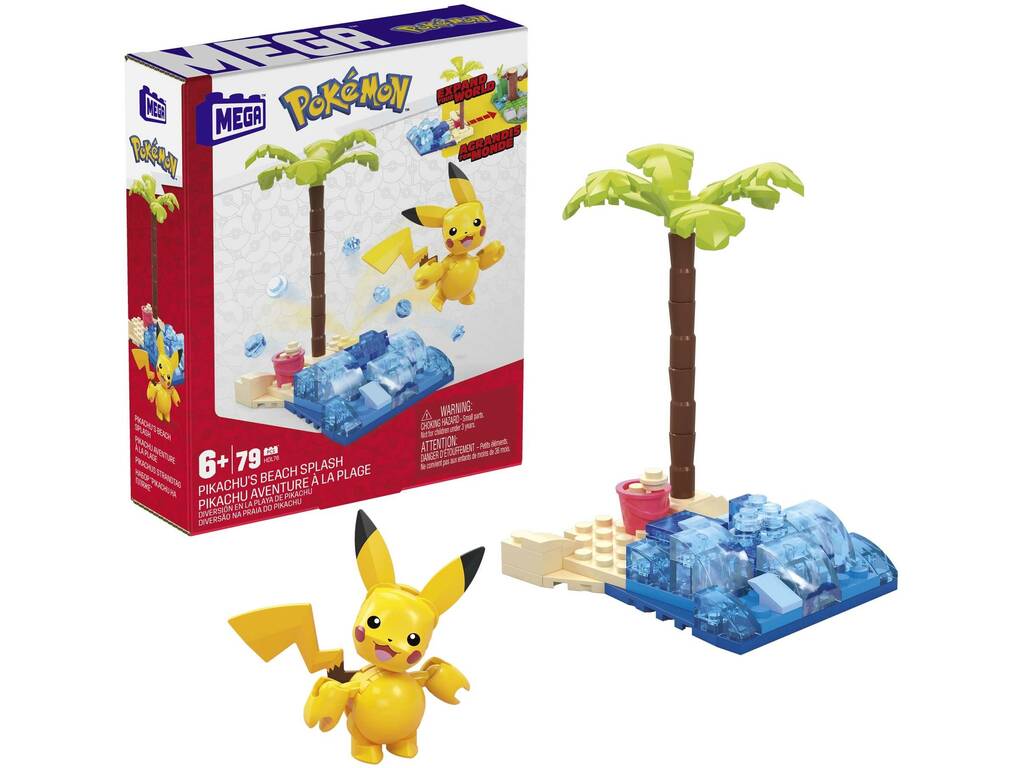 Pokémon Mega Pack Divertimento in spiaggia di Pikachu Mattel HDL76