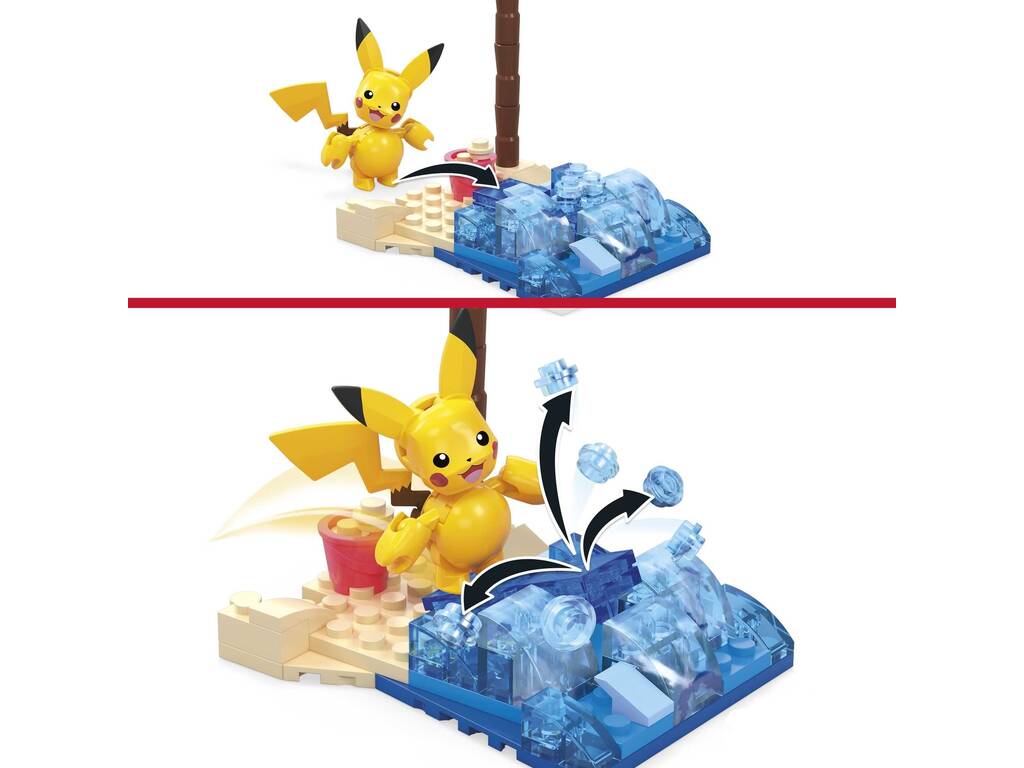 Pokémon Mega Pack Divertimento in spiaggia di Pikachu Mattel HDL76