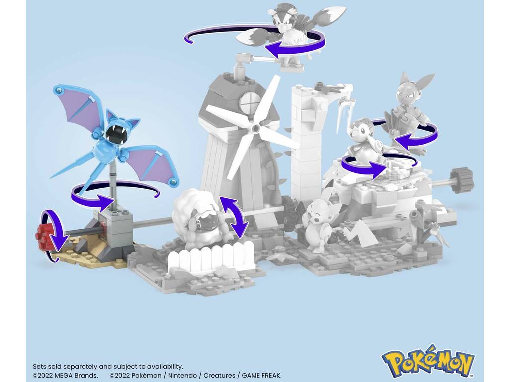 Pokémon Mega Pack Volo di mezzanotte di Zubat Mattel HKT19