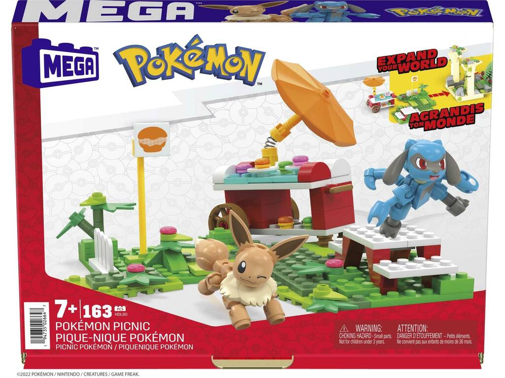 Pokémon Mega Pack Picnic Pokémon con Eevee e Riolu Mattel HDL80