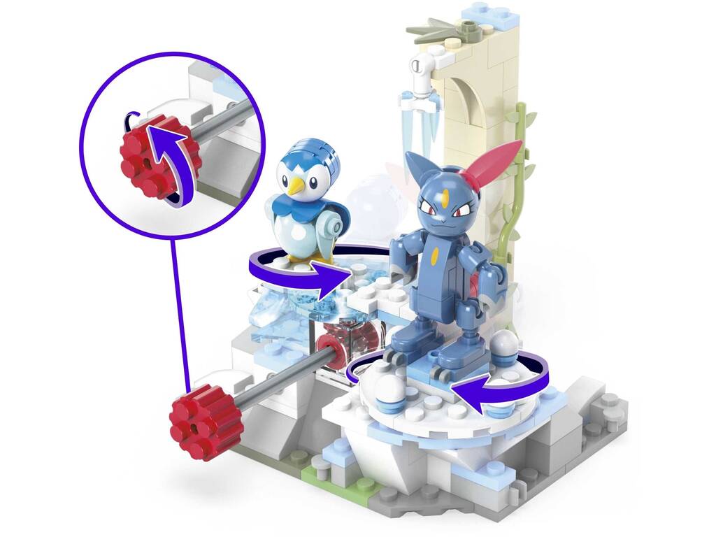 Pokémon Mega Pack Giornata di neve di Piplup e Sneasel Mattel HKT20