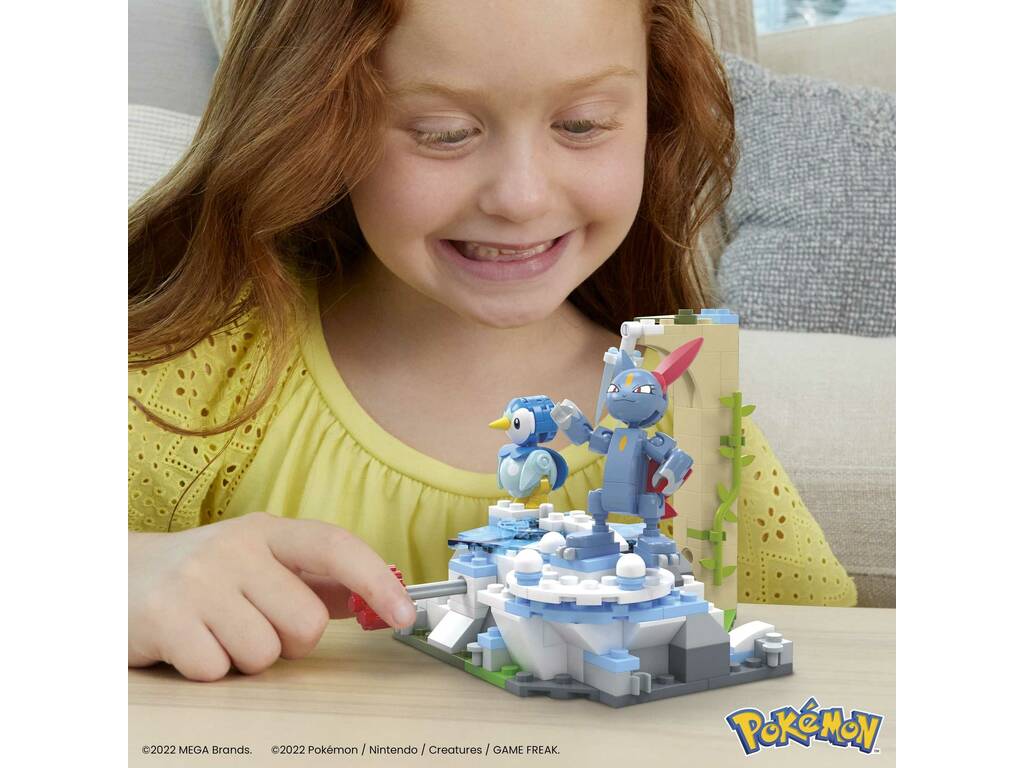 Pokémon Mega Pack Giornata di neve di Piplup e Sneasel Mattel HKT20