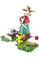 Pokémon Mega Pack Country Windmill mit Pikachu, Pidgey und Wooloo Mattel HKT21