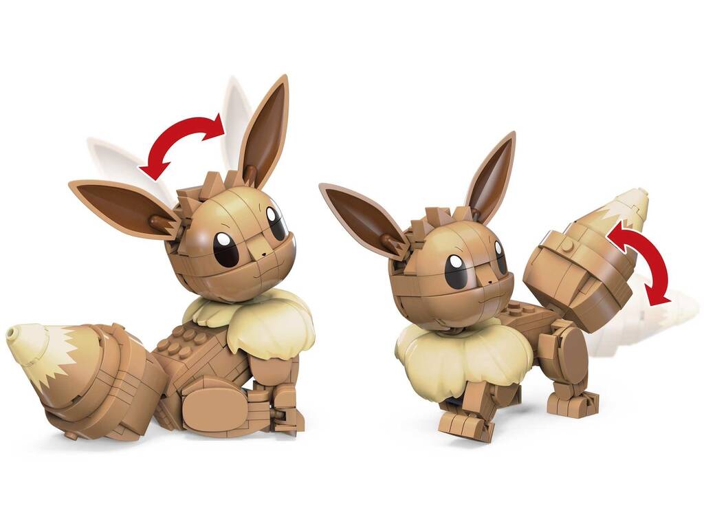 Mega Pokémon Costruisci e Mostra Eevee Mattel HDL84