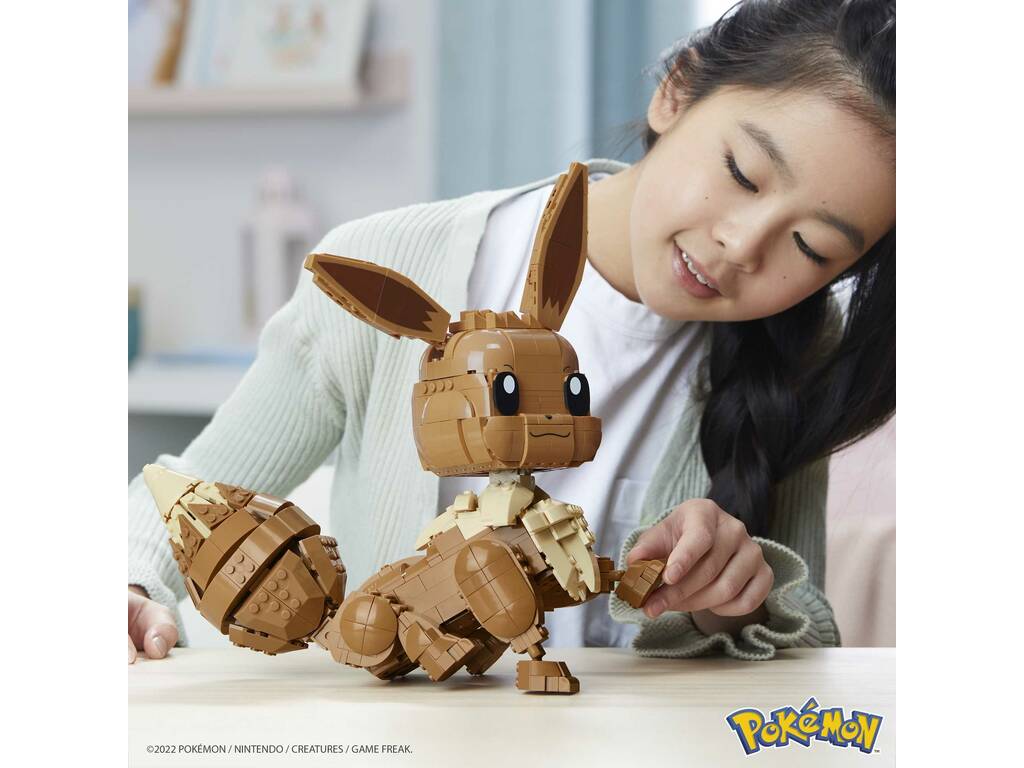 Pokémon Mega Figurine Eevee Géante Mattel GMD34