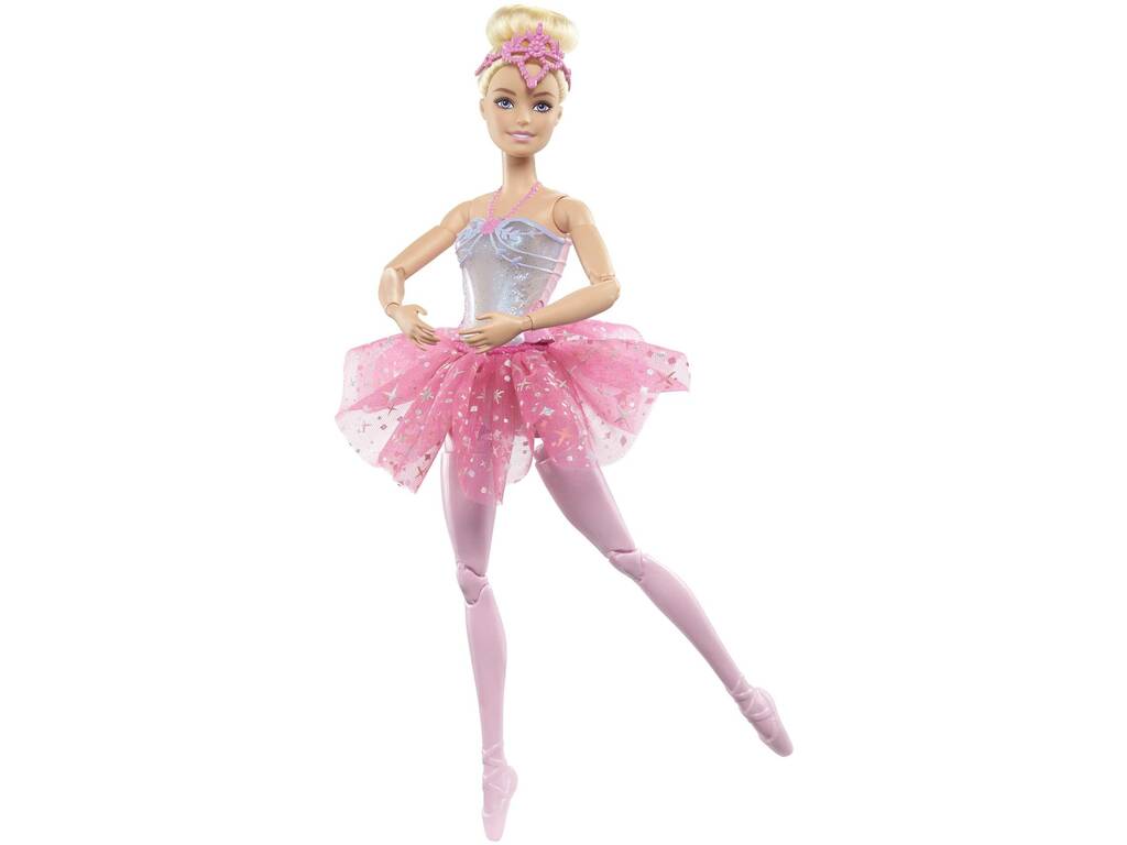 Barbie Dreamtopia Dançarina Tutú Rosa com Luz Mattel HLC25
