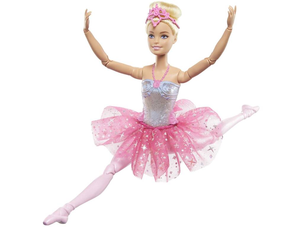 Barbie Dreamtopia Dançarina Tutú Rosa com Luz Mattel HLC25