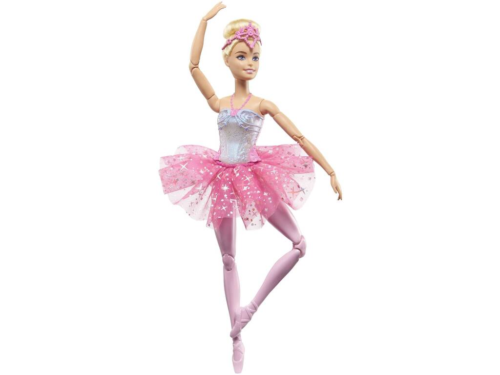 Barbie Dreamtopia Dançarina Tutú Rosa com Luz Mattel HLC25