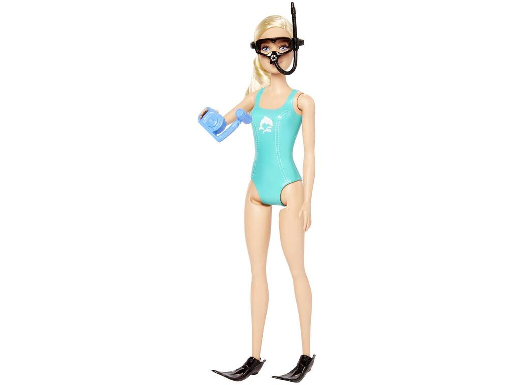 Barbie Tu puoi essere una biologa Marina Bionda di Mattel HMH26
