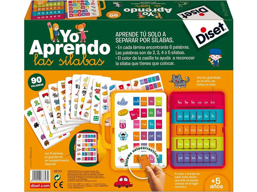 Yo Aprendo Las Sílabas Diset 63747