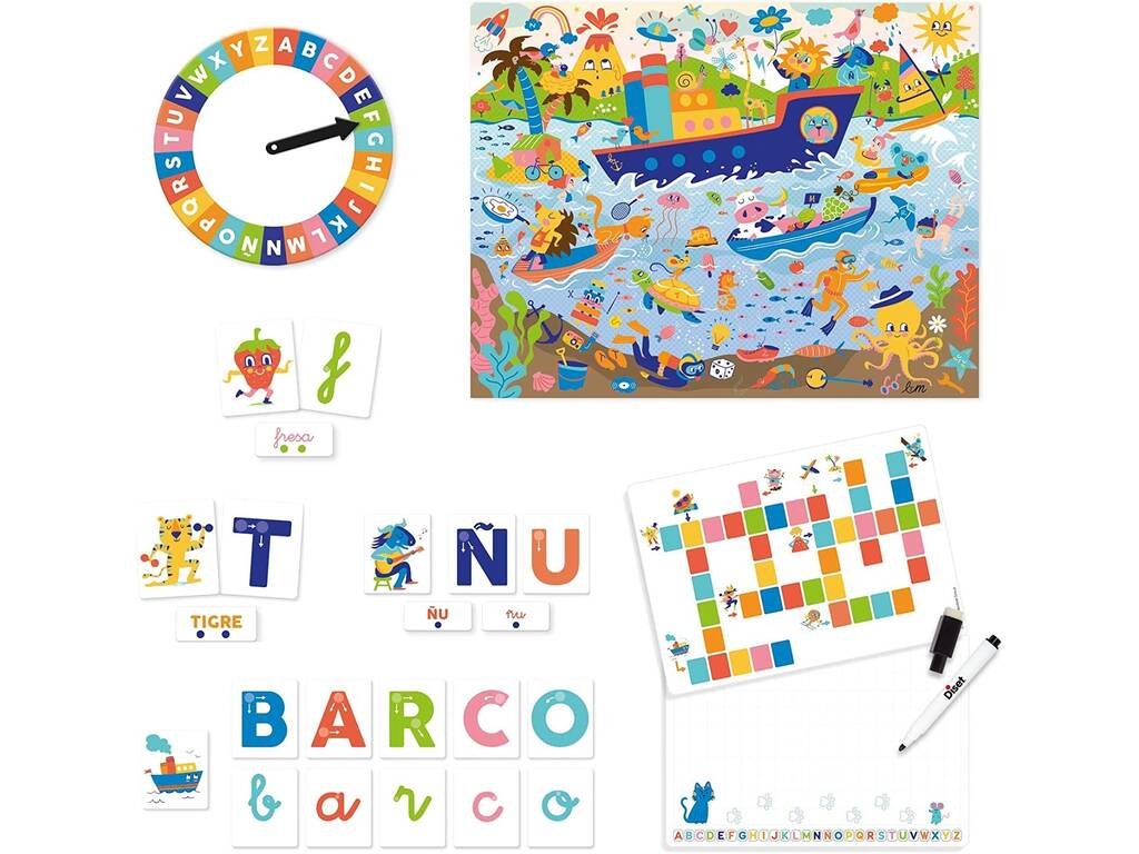 Imparare le lettere in modo positivo Diset 41203