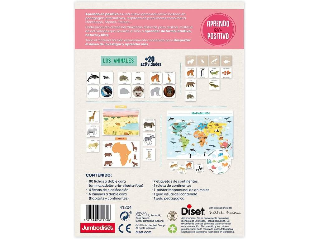 Imparare in modo positivo sugli animali Diset 41204