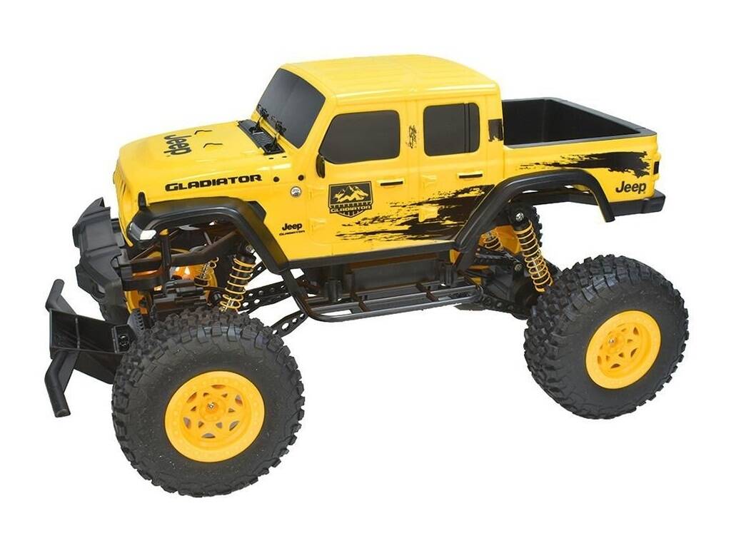 Radio Control 1:8 Jeep Gladiator 4WD Amarelo Taiyo 80012B