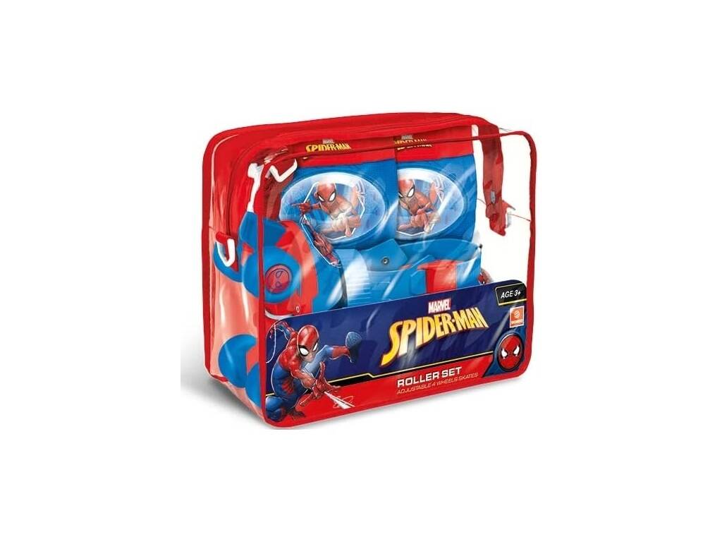 Spiderman Set Pattini e protezioni di Smoby 18390