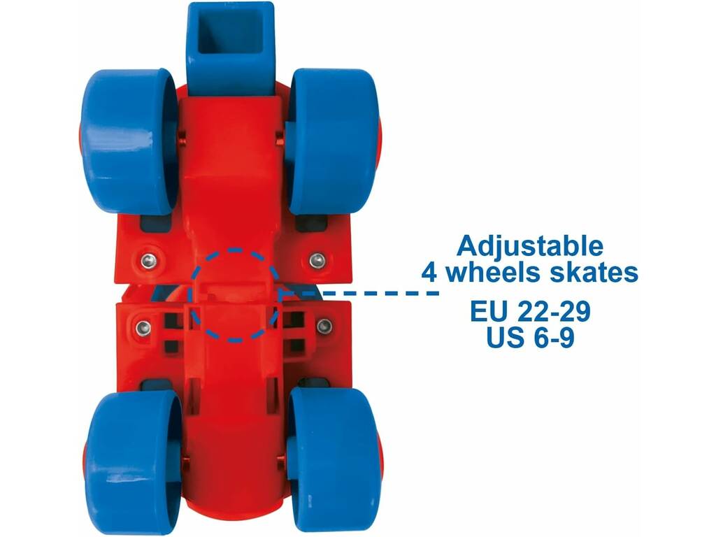 Spiderman Set Pattini e protezioni di Smoby 18390