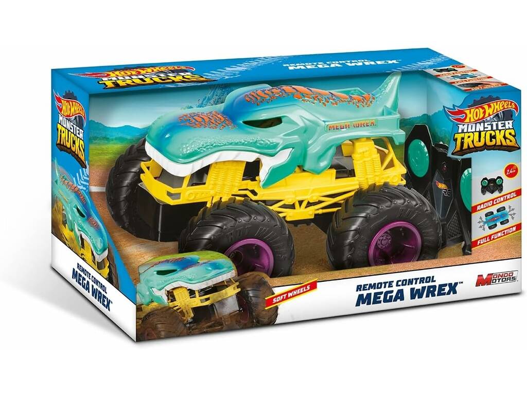 Hot Wheels Monster Trucks Mega Wrex 1:15 Télécommande Mondo Motors 63680