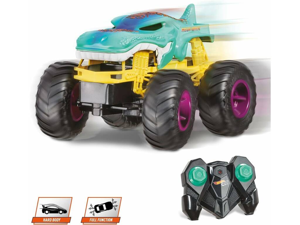 Hot Wheels Monster Trucks Mega Wrex 1:15 Télécommande Mondo Motors 63680