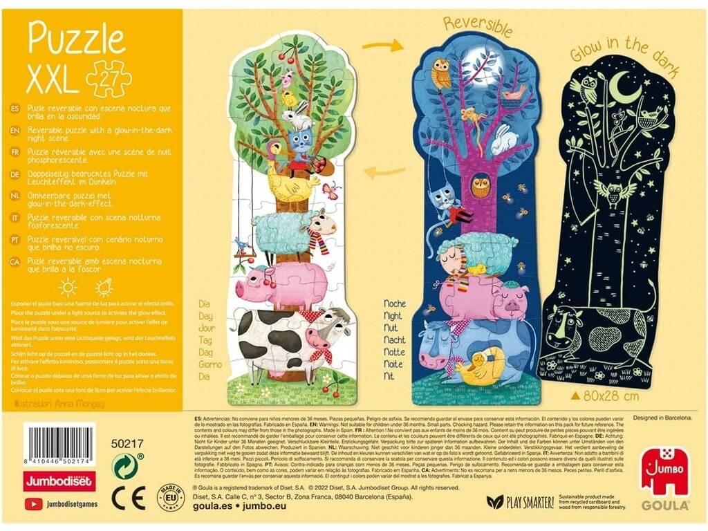 Puzzle XXL Reversibile con luce di Goula 50217