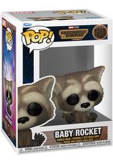 Funko Pop Les Gardiens de la Galaxie Volume 3 Baby Rocket avec tête pivotante Funko 67516