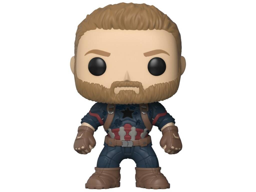 Funko Pop Marvel Avengers Infinity War Captain America avec tête pivotante Funko 26466